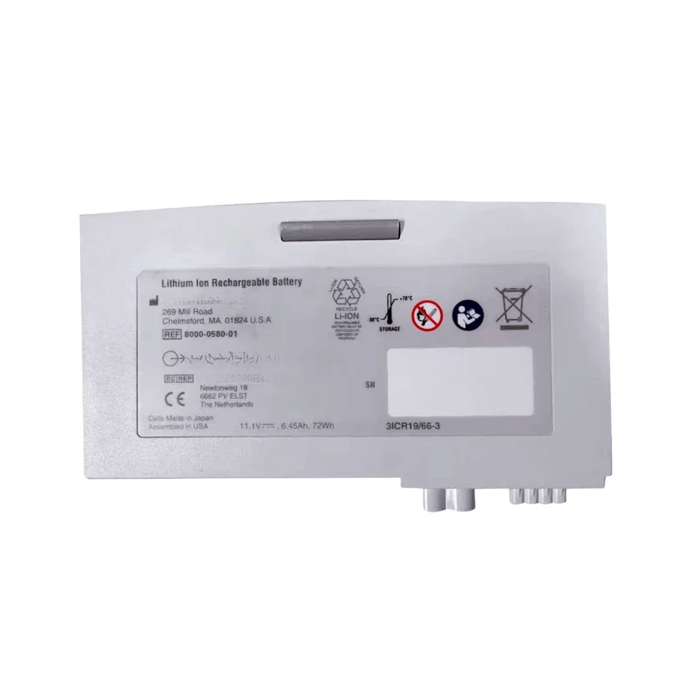 72Wh/6450mAh 8000-0580-01 For ZOLL Genuine Propaq MD/X Defibrillator SurePower II Battery