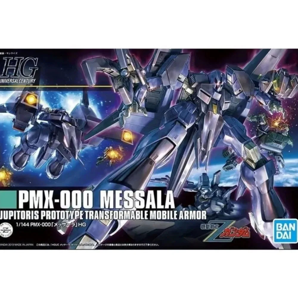 BANDAI Anime HG 1/144 PMX-000 MESSALA GUNDAM New Mobile Report Gundam Assembly Plastic Model Kit Action Toys Figures Gift