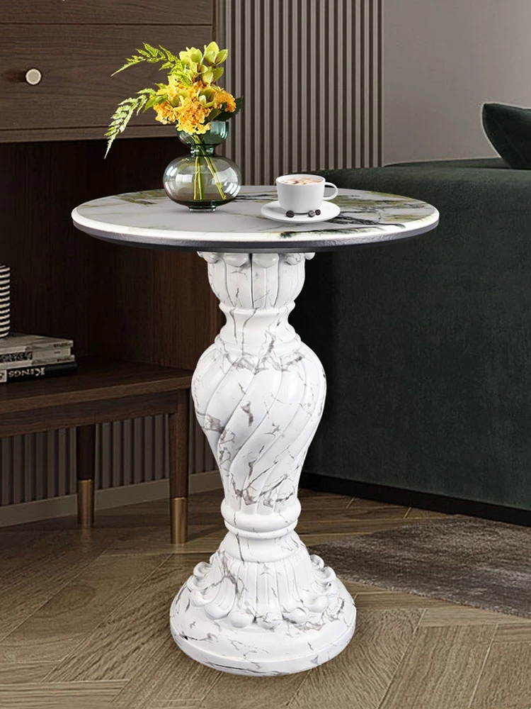 Home Decor Creative Small Side Tables Nordic Living Room Sofa Round Art Coffee Tables Bedroom Bedside Table Housewarming Gifts image 3