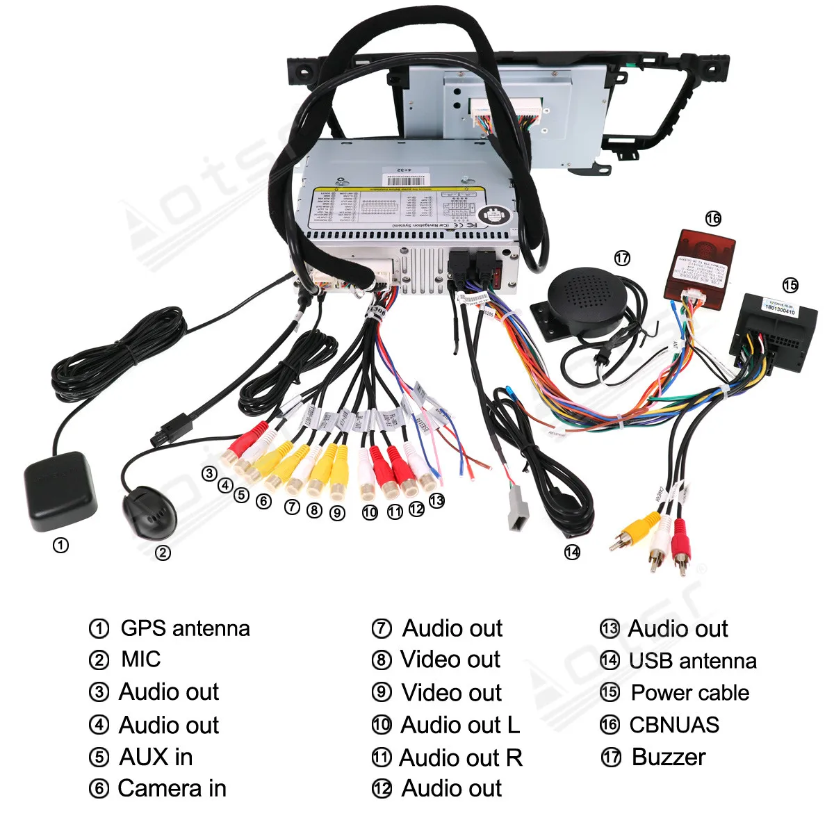 64G Android Touchscreen Auto Video Radio Stereos Dvd-speler Multimedia Systeem Voor PEUGEOT 508 2011-2017 GPS navigatie