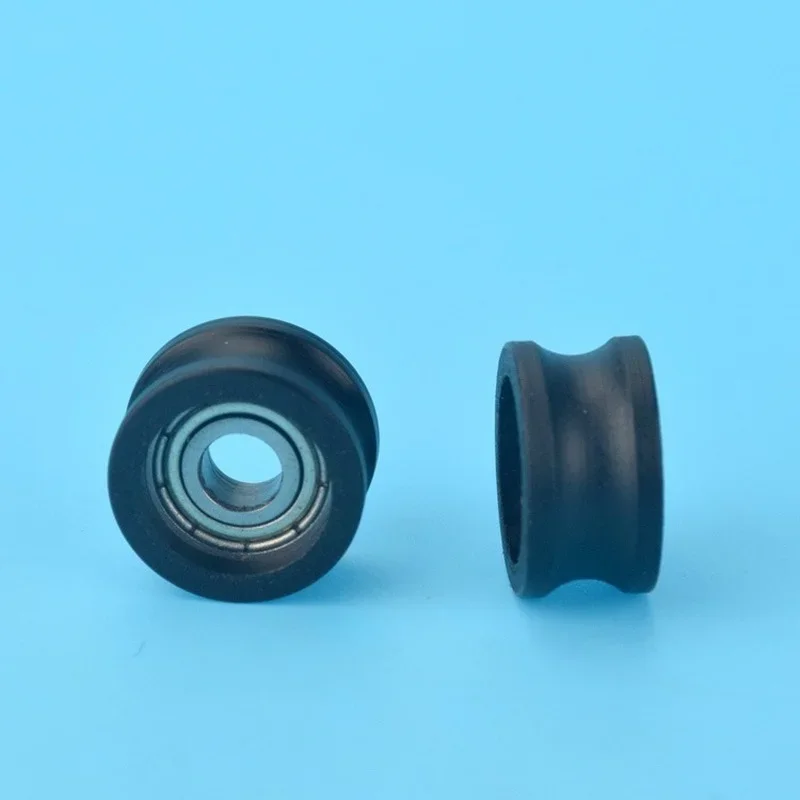 R5*16*8.5mm U type groove pulley wheel nylon bag plastic wheel bag plastic embedded bearing