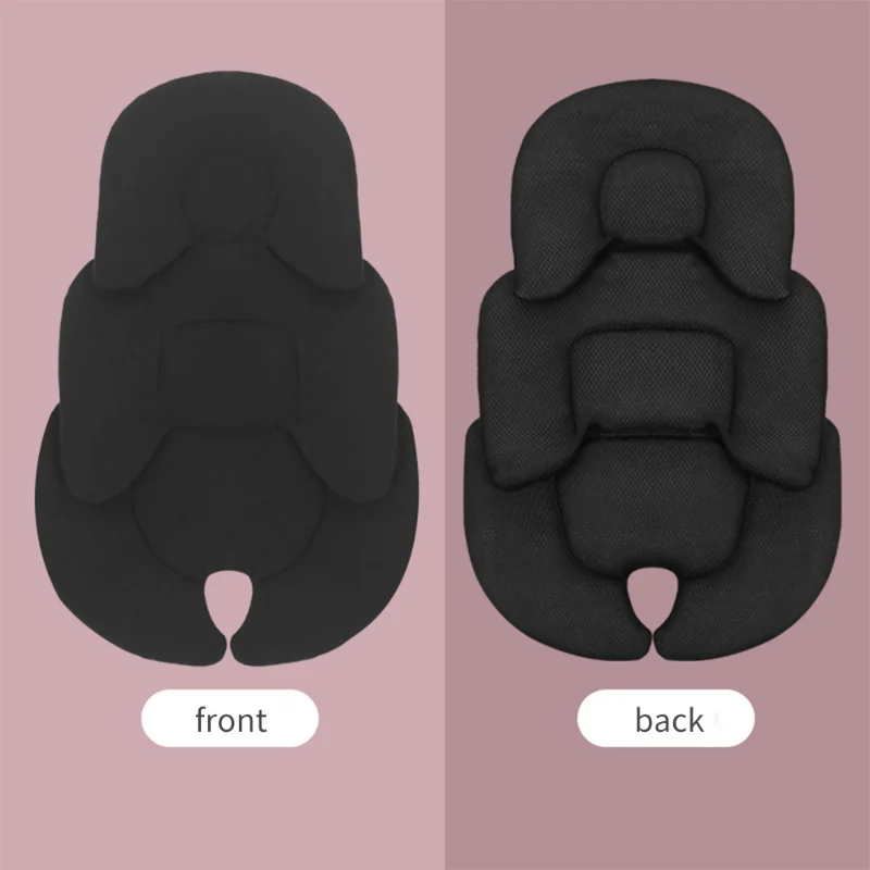 Simple Solid Color Newborn Baby Stroller Seat Cushion Pushchair Mat Safety Protection Pad Car  Mattress Infant Accessories