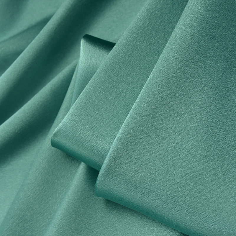 Satin Fabric With Shine Effect For Dressmaking Wedding Crepe Back Bridal Satin Fabric Crystal Duchess Satin Fabric Well Draped