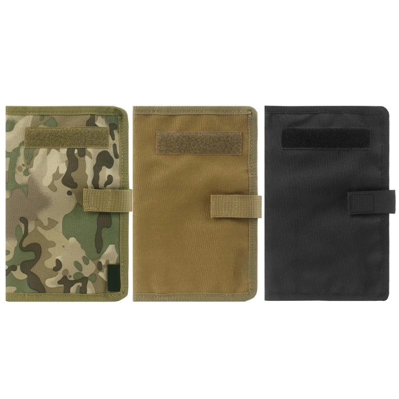 

Tactically Notebook Cover Outdoor Log Book Cover Hiking Journal Case Sleeve