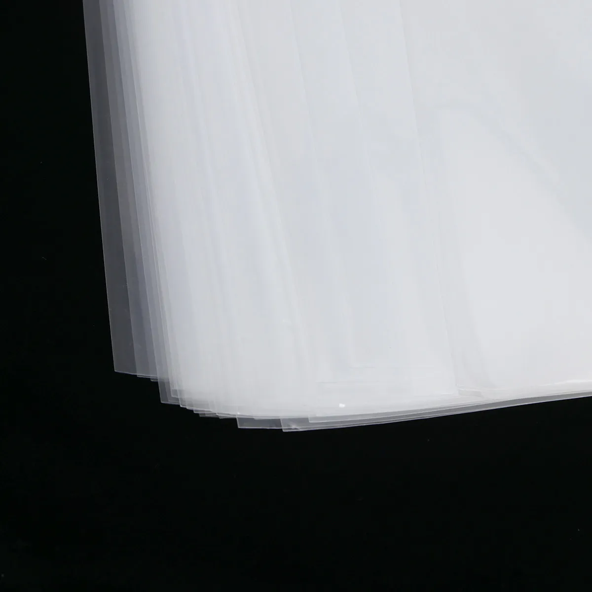 50Pcs Vinyl Record Protecter Thickened 12 Inch Flat Open Record Sleeve Cd Protector Plastic Clear Cover Dust Scratch Resistant