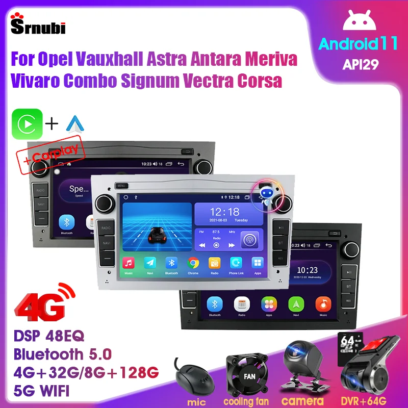 

Android 11 Car Radio For Opel Vauxhall Astra J Antara Meriva Vivaro Combo Signum Vectra Corsa Multimedia Pla 2Din Carplay Stereo