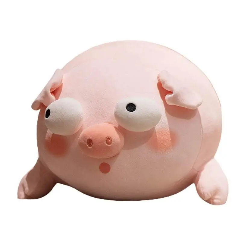 

Cute Stuffed Animal Pig Plushie Calming Pillow Cute Piggy Appearance For Afternoon Nap Fadeless Plush Accompany Toy For Kids