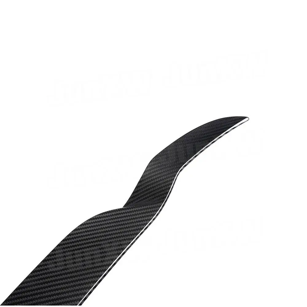 FRP Rear Roof Spoiler Real Carbon Fiber Window Wings Trunk Trim For BMW iX3 G08i 2022 Car Exterior Decoration Bodykits Black