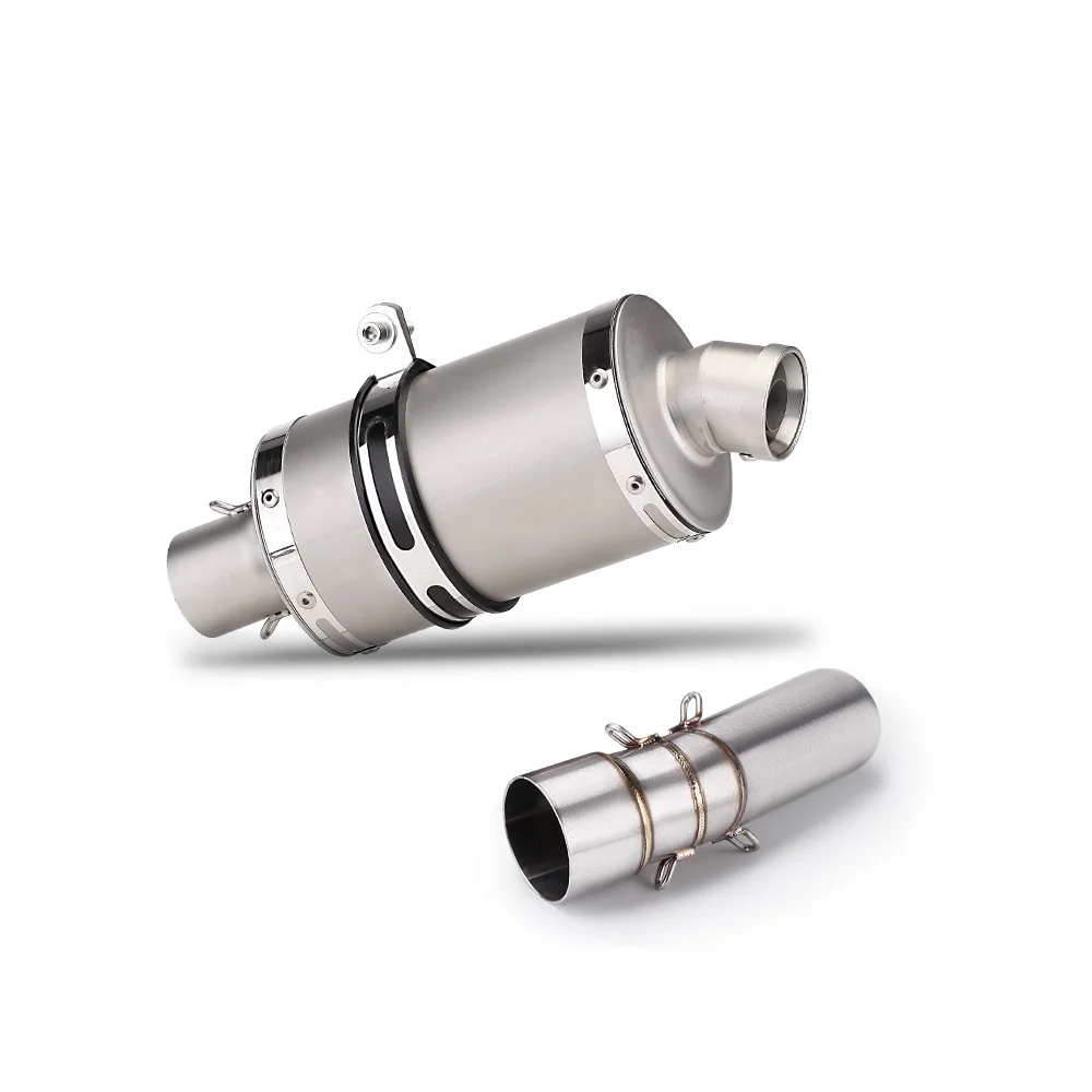 

For F650Gs F700Gs F800Gs F800R F800Gt Slip On Motorcycle Exhaust Escape Left Middle Link Pipe With Muffler Moto