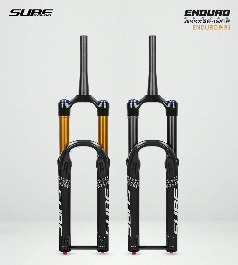 HIMALO 38mm Mountain Bike BOOST Front Fork  180mm Stroke 110*15MM Barrel Shaft Damping Adjustment AM Soft Tail 27.5/29cm