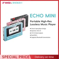 SnowSky FiiO Echo Mini HiFi Bluetooth MP3 reproductor de música pura 15 horas de reproducción 3,5mm/4,4mm salida de auriculares