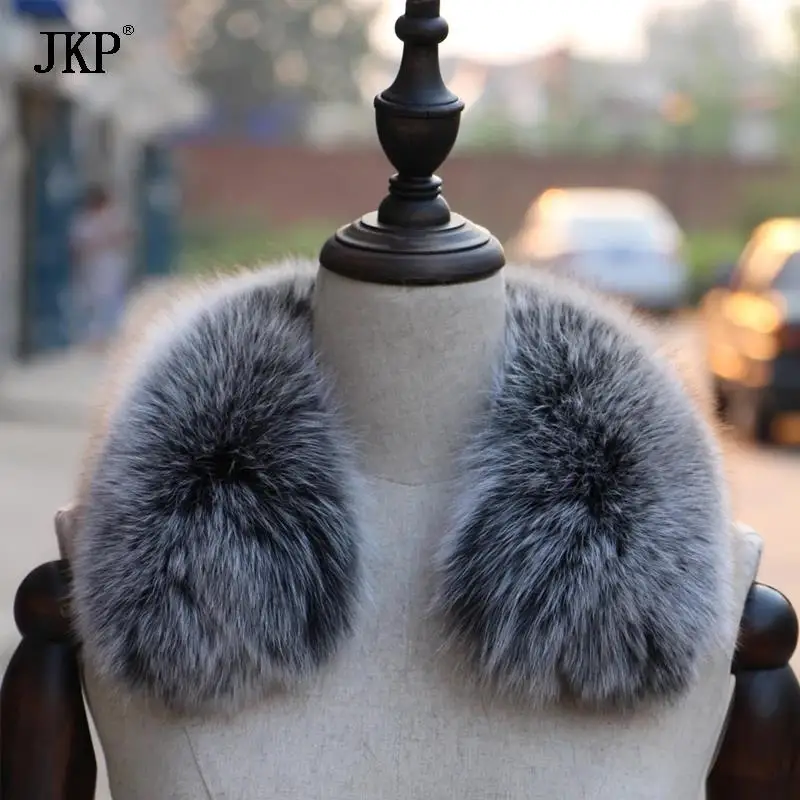 Women's winter fashion real fox fur collar soft fox fur collar 2024 winter new real fox fur stars overcome cotton clothes