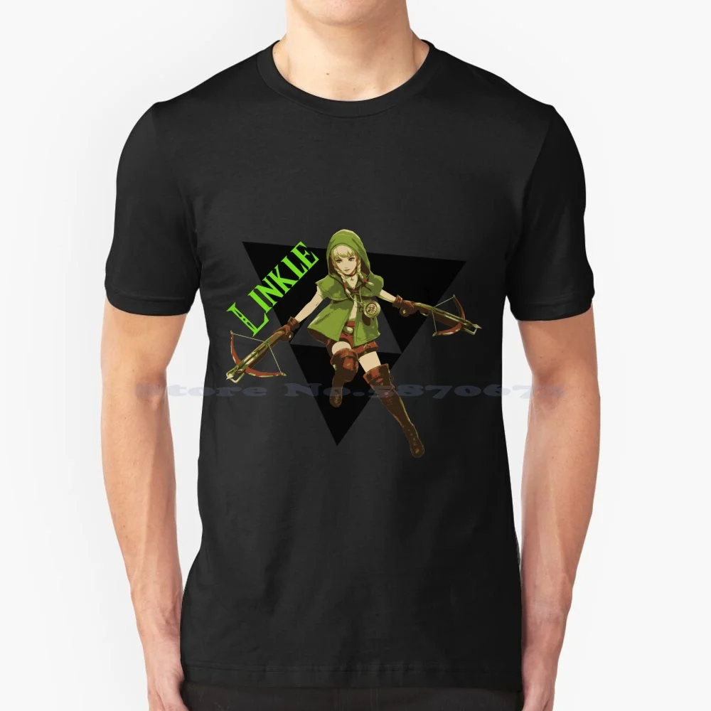 Linkle 3 T Shirt 100% Cotton Tee Linkle Hyrule The Legend Of Tloz Video Games Nerd Geek