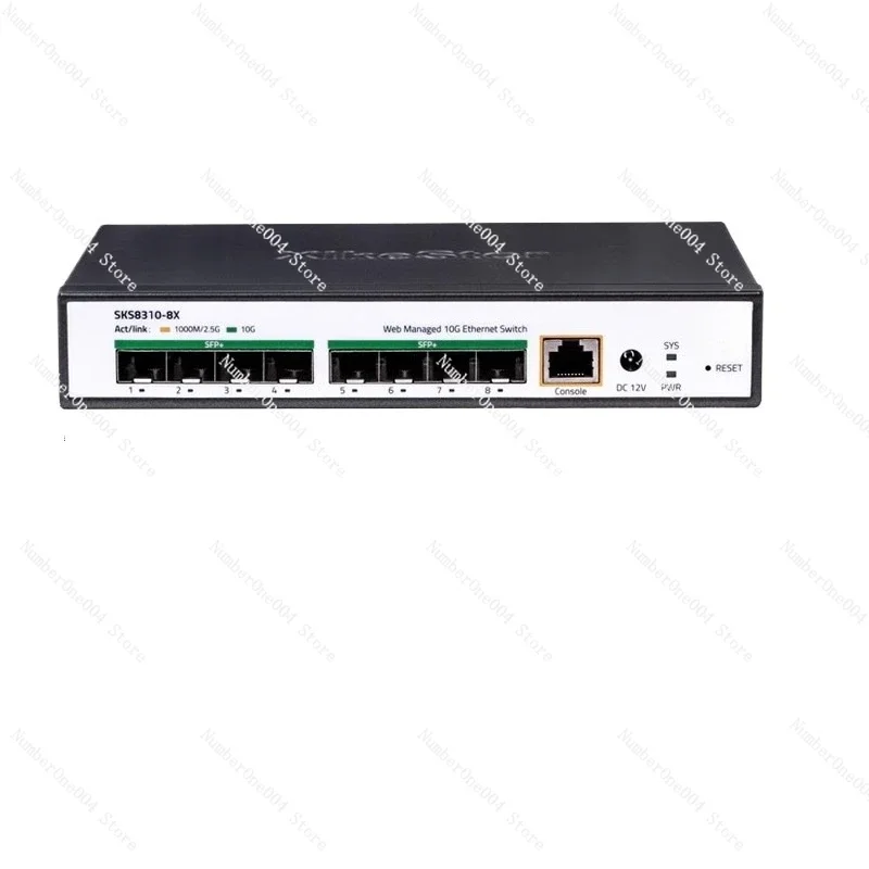 

SKS8310-8X Layer 3 Lite Switch 12 Ports Full 10 Gigabit SFP+ Manageable Support VLAN