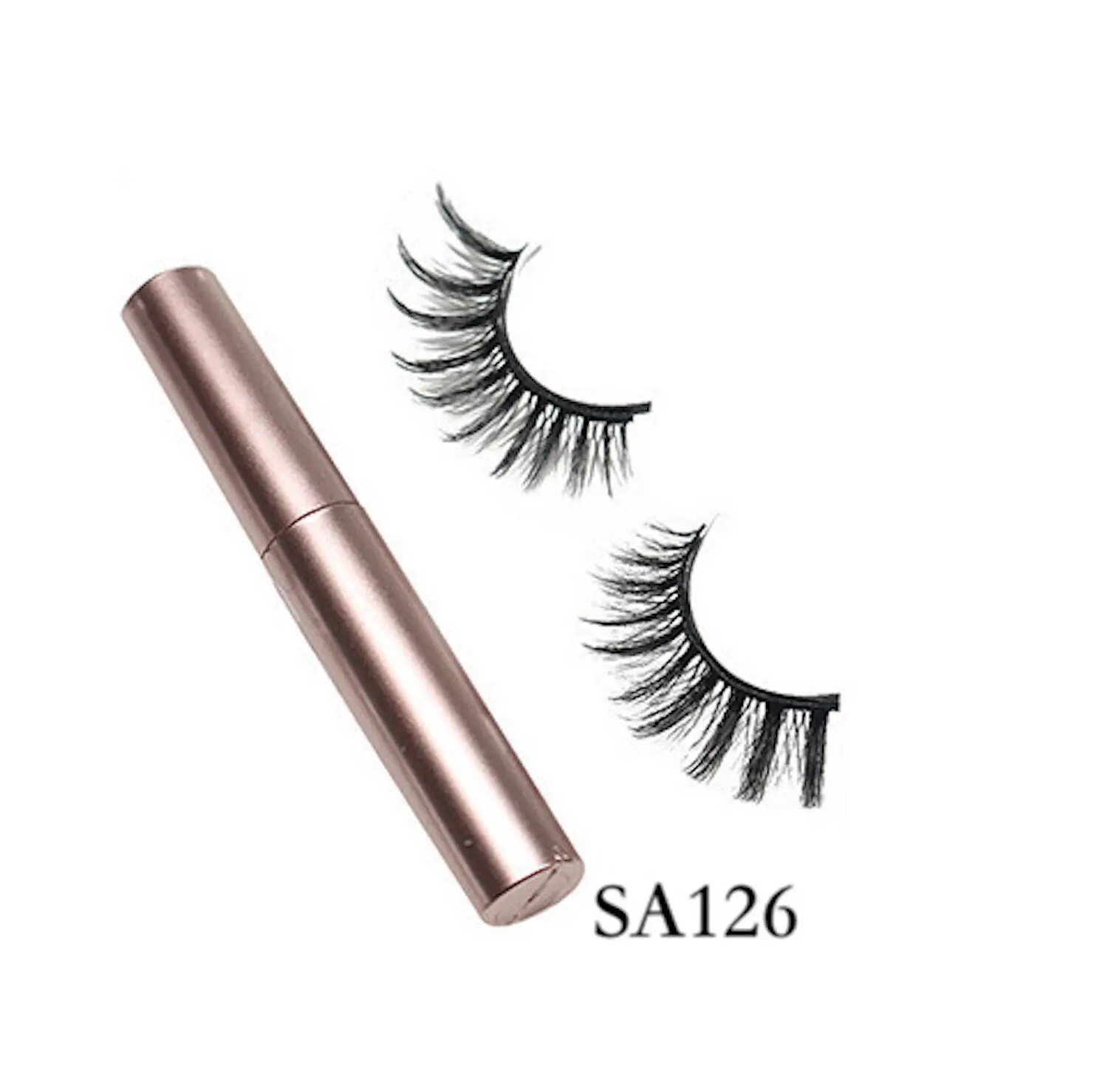 1 Paar Magnetische Lash Kit Zelf Enten Kit Dikke Nep Wimpers Effect Premium Synthetische Vezels Piekerige Glamour Pluizige Natuurlijke Look