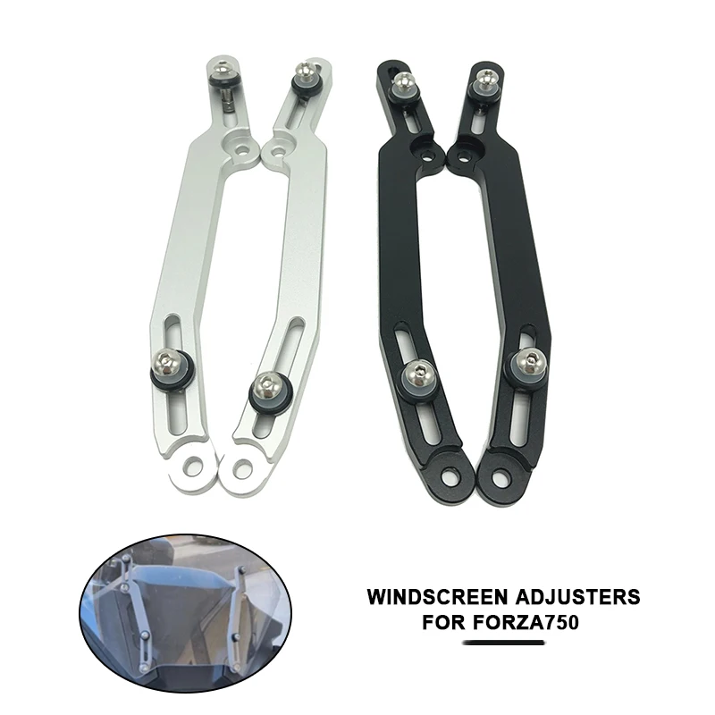 Windscreen Adjusters Fit For HONDA FORZA750 Forza 750 Forza750 2021 2022 CNC Windshield Bracket Motorcycle Accessories