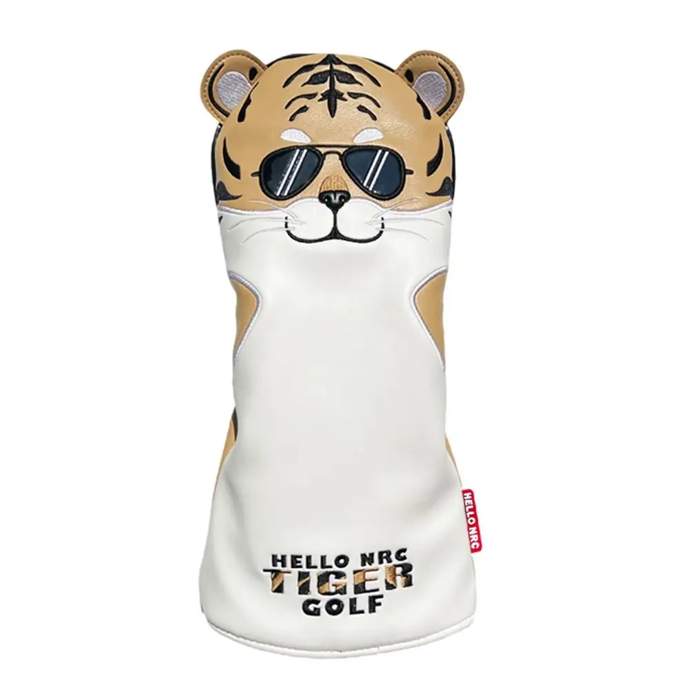 Cartoon Tijger Tijger Golf Cover PU Leer Zacht Golf Club Covers Waterdicht Leuke Golf Headcover Vrouwen