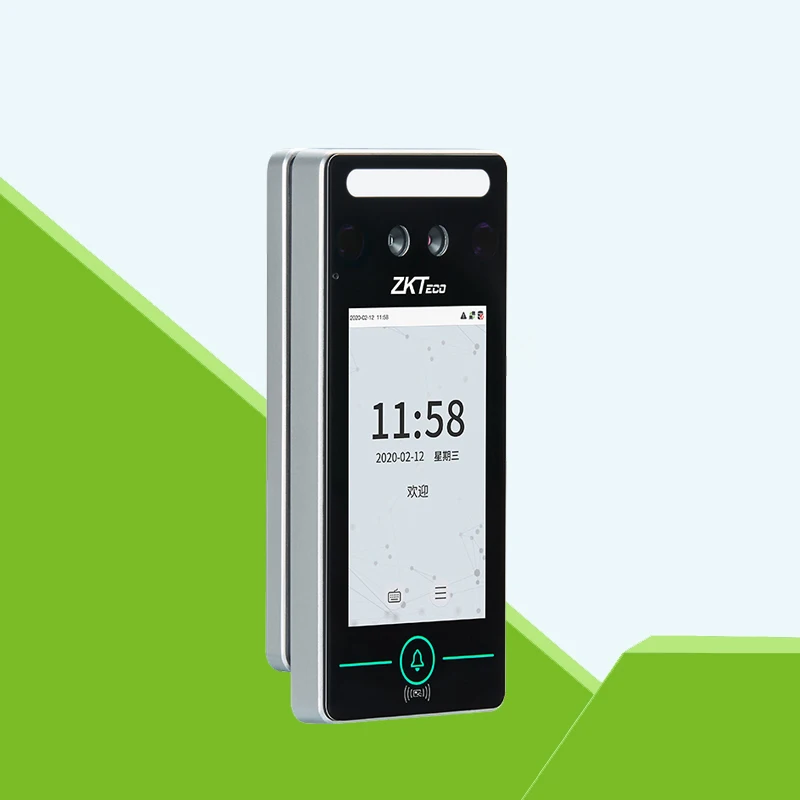 XFACE320 Dynamic Face pPalm Recognition Attendance Machine Visible Light Face Punch Access Control All-in-one Machine Controller