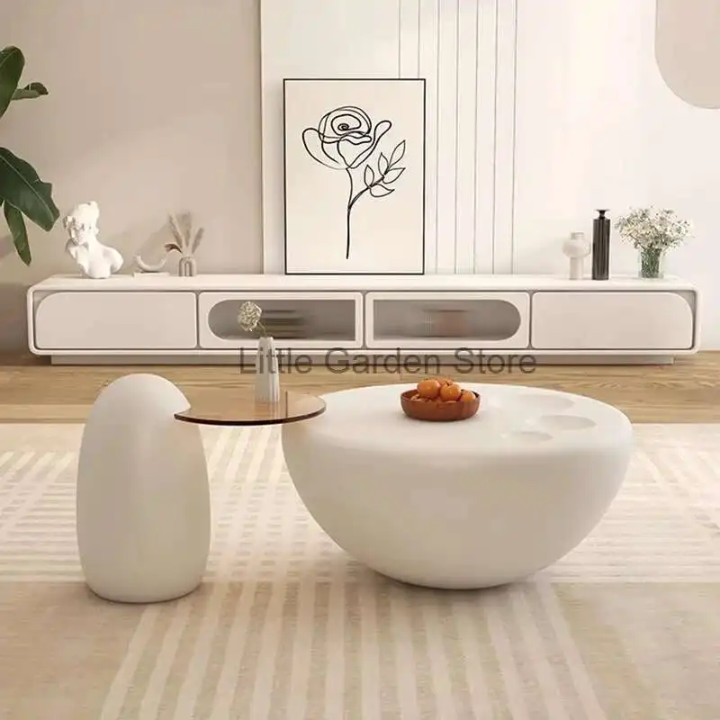 

Retro Mobile Tv Stand Living Room Nordic White Modern Portable Display Floating Tv Table Luxury Mueble Para Tv Salon Furniture