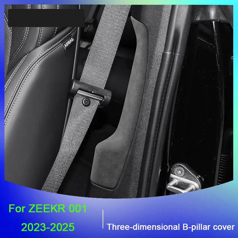 

For ZEEKR 001 2023 2024 2025, B-pillar Panel Decor Cover Decorative Sticker Trim Strip For Interior Doors Automotive Accessories