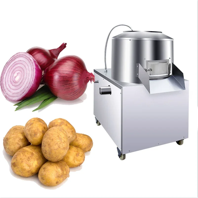 Máquina cortadora y patatas comercial/máquina industrial para pelar y cortar patatas/máquina peladora de patatas