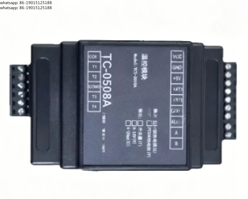 K-type Thermocouple, Multi-channel PT100, PID Temperature Control, Temperature Acquisition Module, Rail-mounted PLC RS485 Type