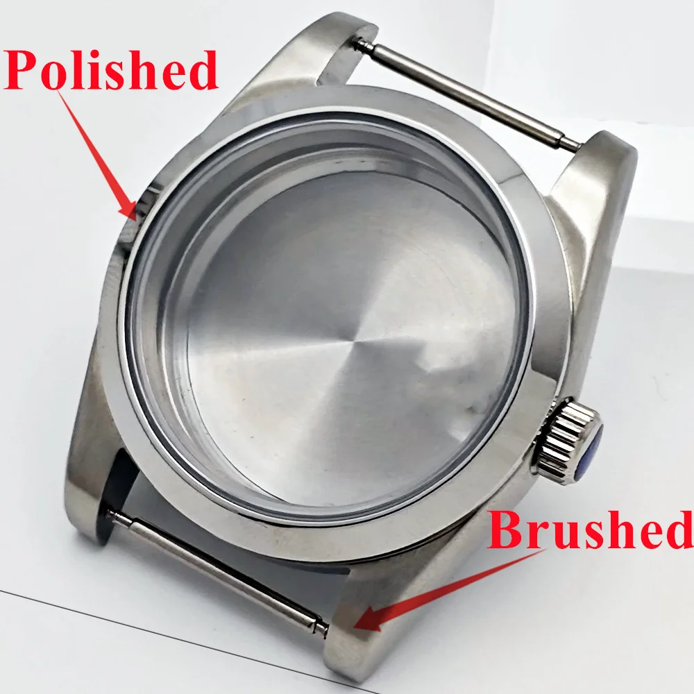 RICHUS NH35 Watch Case 36mm/39mm Silver Stainless Steel Watch Case Fit NH35 NH36 ETA2824 2836 Miyota82-DG Movement Watch Parts image 3