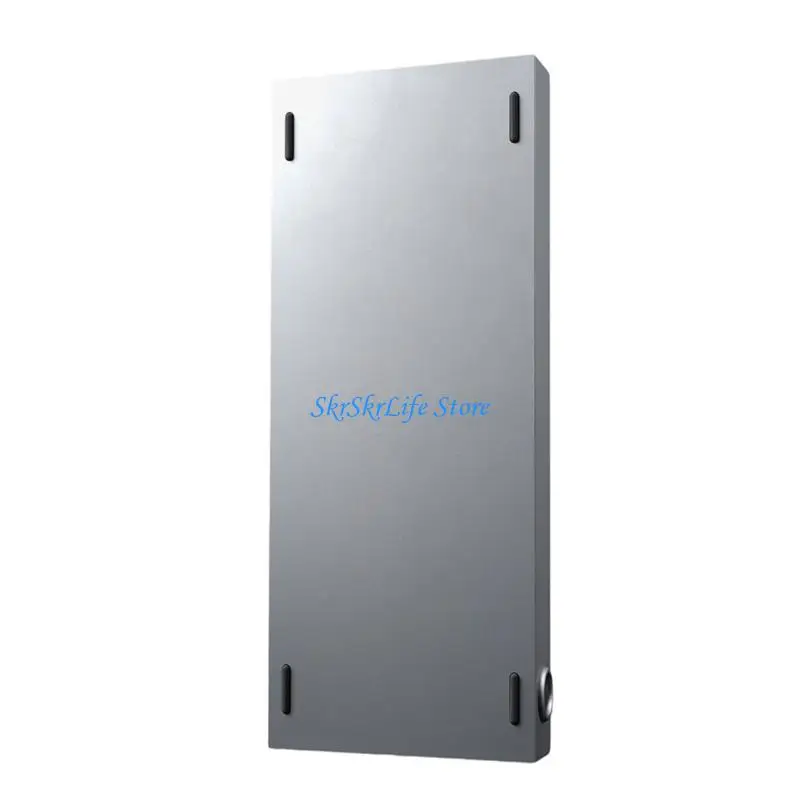 E65E Keyboard Housing Shell in Anodized Aluminum with Decorative Border 302 x 125 mm for Keyboard Repair Project Work
