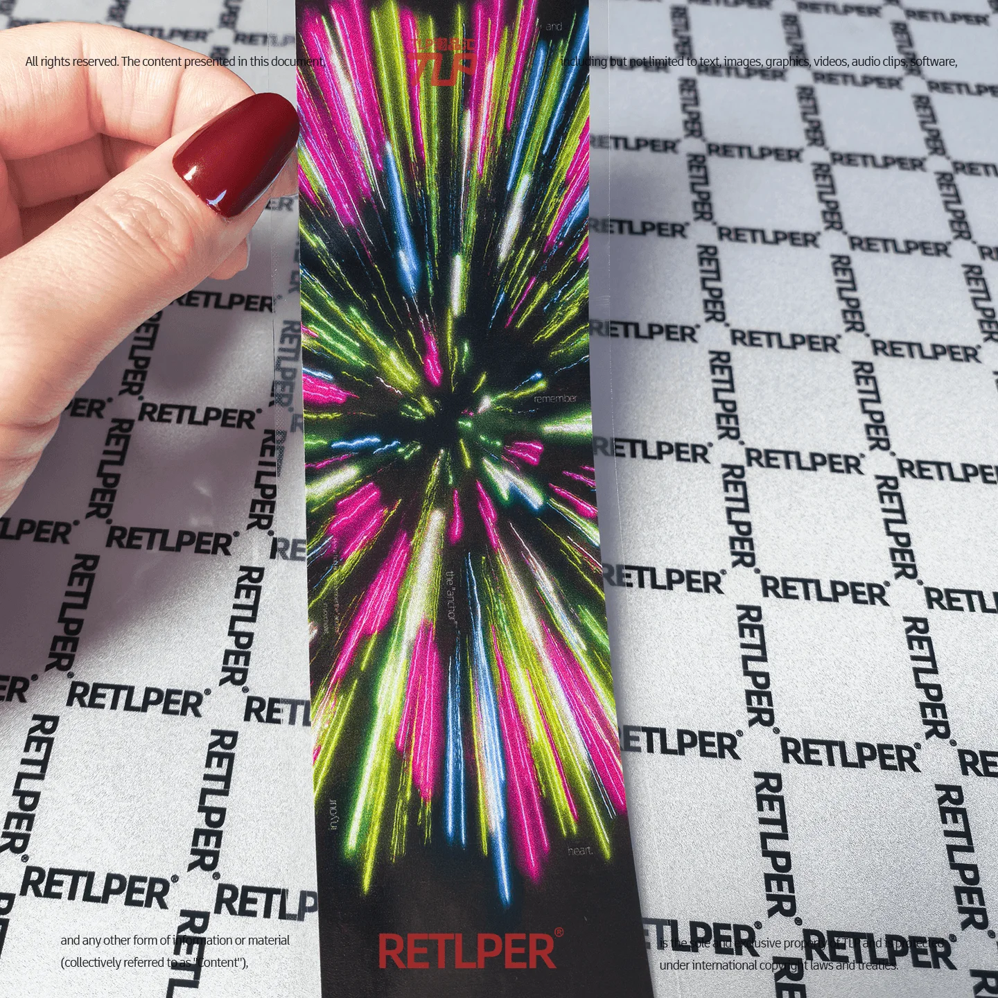 Retlper Reflective Car Sticker Original Radiant Burst Find Inner Anchor Point Rectangular Waterproof for Car/Moto