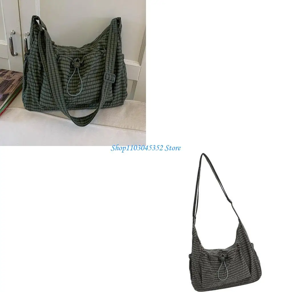 

Modern Drawstring Bucket Bag Roomy Interior Organization Lightweight Shoulder Bag Travel Friendly Design Work Essential