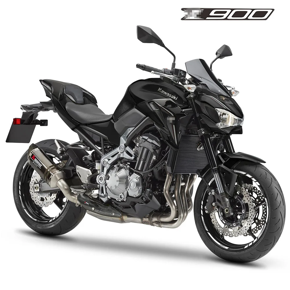 Per Kawasaki Z900 z900 z 900 12 pezzi decalcomanie per ruote moto adesivi riflettenti impermeabili strisce per cerchioni moto z900