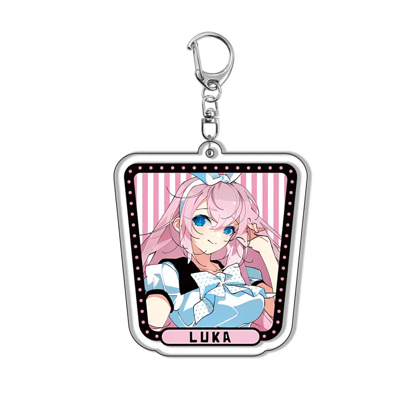 Kashiwazaki Hatsune 2024 Winter Animation Keychain For Rin Len Luka Meiko Miku Kaito