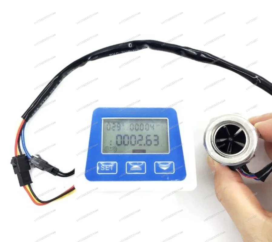 Intelligent electronic digital flowmeter meter 2 minutes 4 minutes 6 minutes 1 inch water flow sensor flow rate integrated
