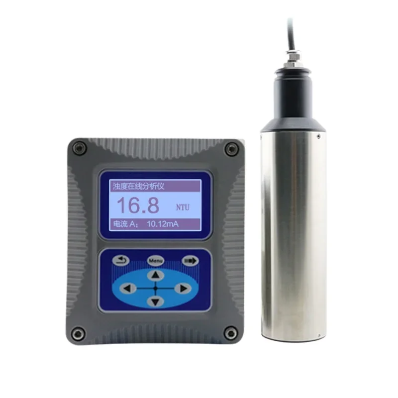 Online sludge concentration meter MLSS monitoring turbidity sensor, slurry sedimentation tank suspension detector