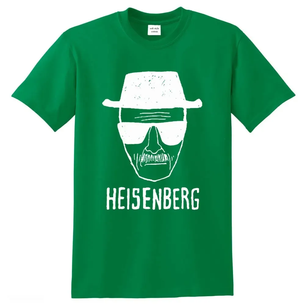 Summer Cool Men T-shirt Breaking Bad Clothes Top Quality 100% Cotton Loose Heisenberg Printed TShirt Casual Mens Tshirt Clothing