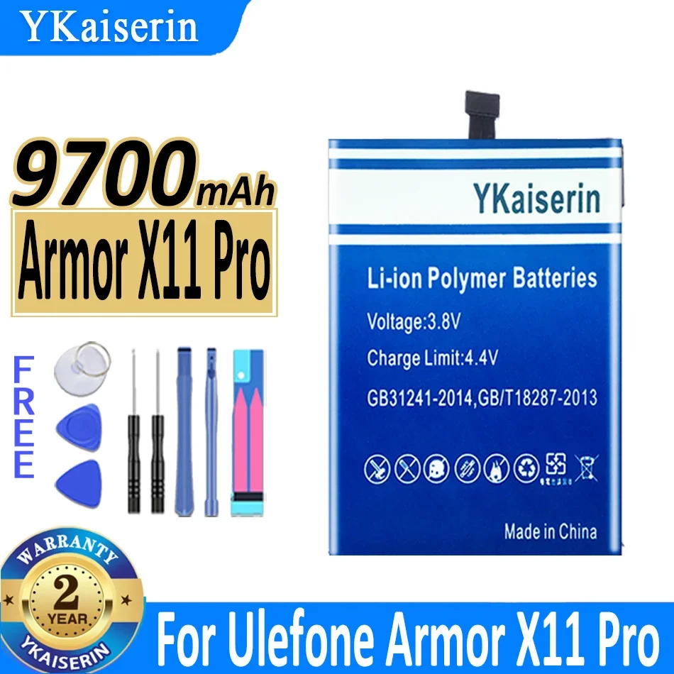 

9700mAh YKaiserin Battery 3105 For Ulefone Armor X11 Pro Batteries