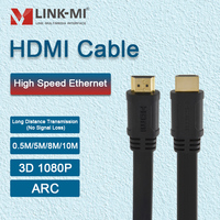 HDMI Cable High Speed with Ethernet HDMI 19P MALE to MALE Support 3D, 1080P Audio Return Channel