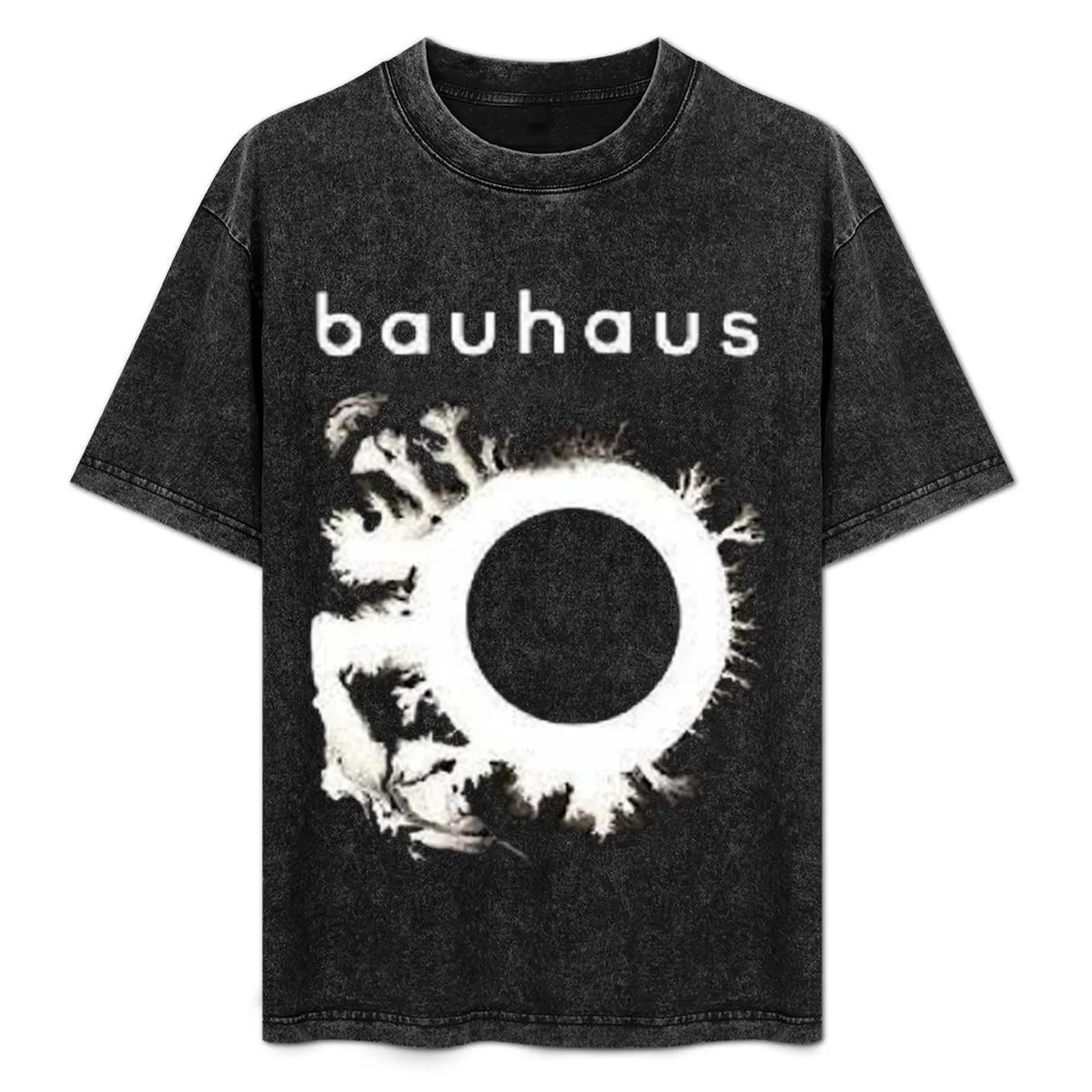 

Bauhaus Band Logo T-Shirt heavyweights cotton graphic tees for a boy Aesthetic clothing anime shirts men