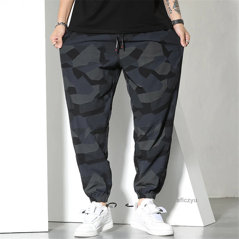 Camouflage Joggingbroek Heren Zomerbroek Plus Maat 6xl Mode Casual Camo Enkellange Broek Mannelijke Onderkant Groot Formaat 6xl