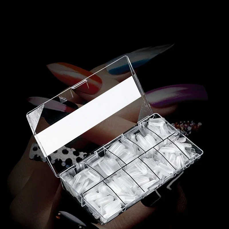 Scrub Nail Piece 500/boxed Art Patch No Trace Wear Without Engraving and Grinding Fake Ultra-thin Manicure