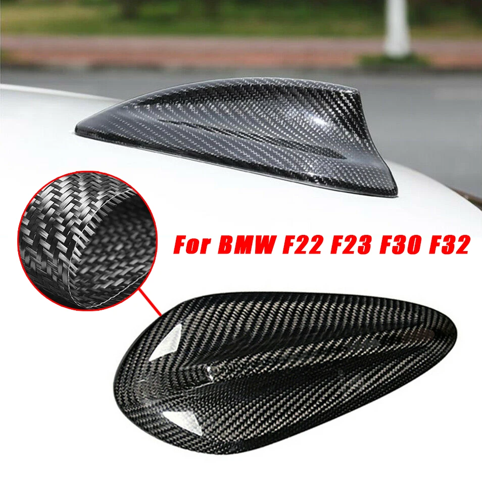 BMW 2, 3, 4, 5/7 시리즈 F22, F23, F30, F35, G20, F32, M2, M3, M4, G30, 2013-2019 루프 안테나 안테나 공중 커버, 탄소 섬유 돔 캡 