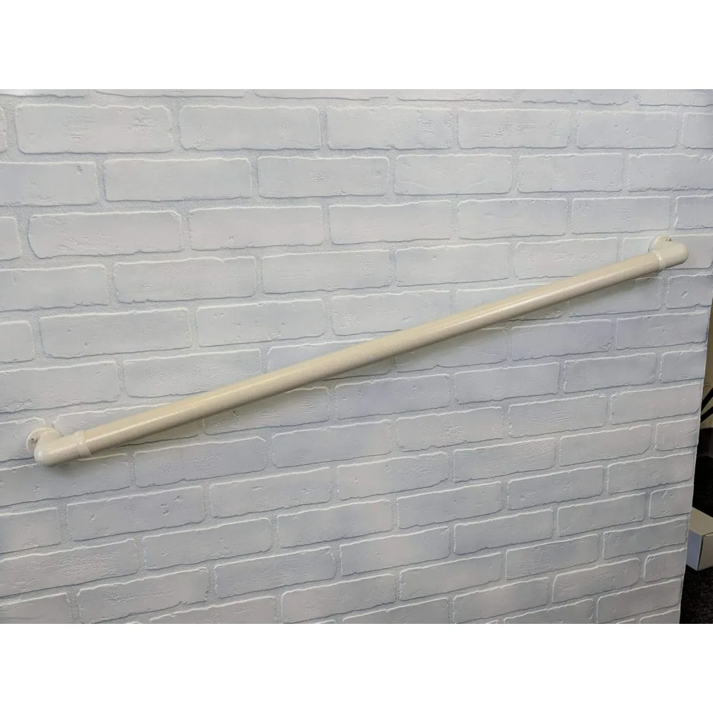 CHR 12' Handrail Section with Returns - Sandy Shore -Easy to Install Stair Hand Rails  USA Made, ADA Compliant Porch Railing -