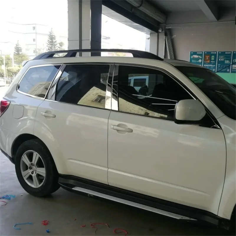 

WELKINRY For Subaru Forester SH 3rd Gen 2008-2013 Car Body Door Window Central Middle B C Pillar Column Post Cover Trim