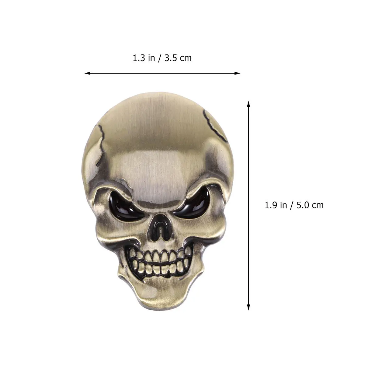 

creative skull auto emblem decal skull metal car logo skull metal car decal car badge skull metal skull sticker car