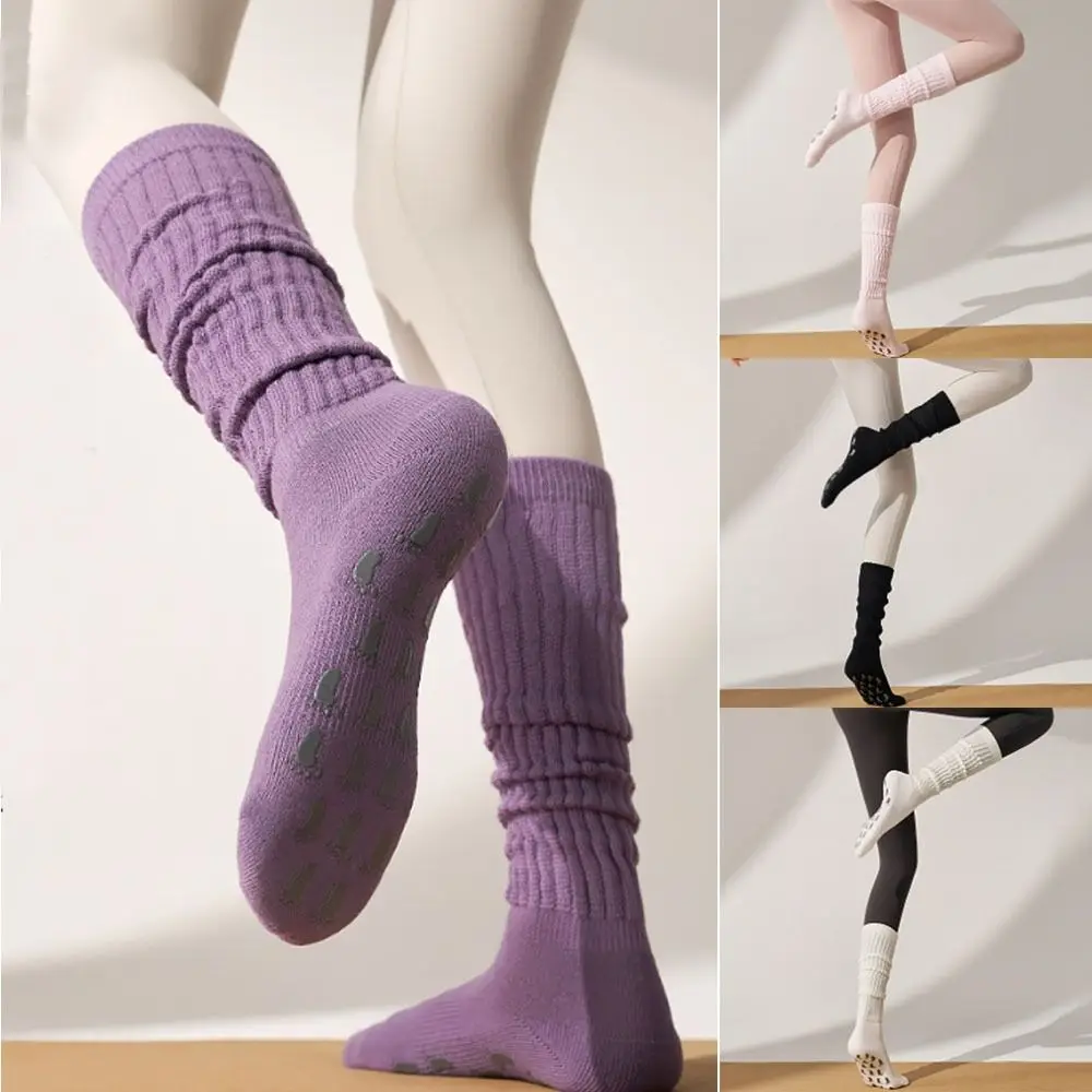 New Cotton Pilates Socks Breathable Harajuku Street Strappy Grip Sock Sweat-absorbent Casual Yoga Socks