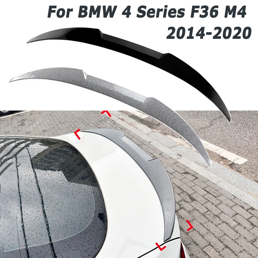

Car Rear Roof Spoiler for BMW 4 Series F36 2014-2020 M4 Style Tail Wing Trunk Top Spoiler Car Accessories Aftermarket Parts