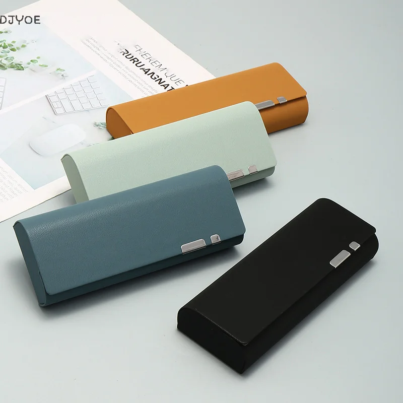 

Vintage Corner Buckle Handmade Glasses Box Portable Anti-stress Sunglasses Case Glasses Storage Box Eyeswear Accessories Box