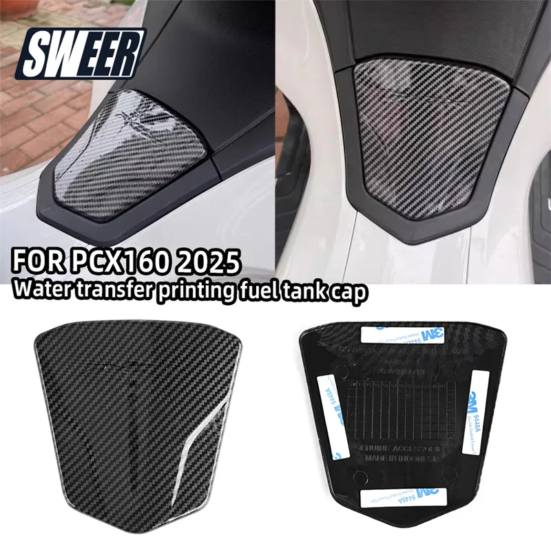 

For Honda PCX160 PCX 160 2025 Motorcycle Fuel Gas Cover Diesel Fuel Oil Filler Tank Cap Cover Upgrade Protection Accessories