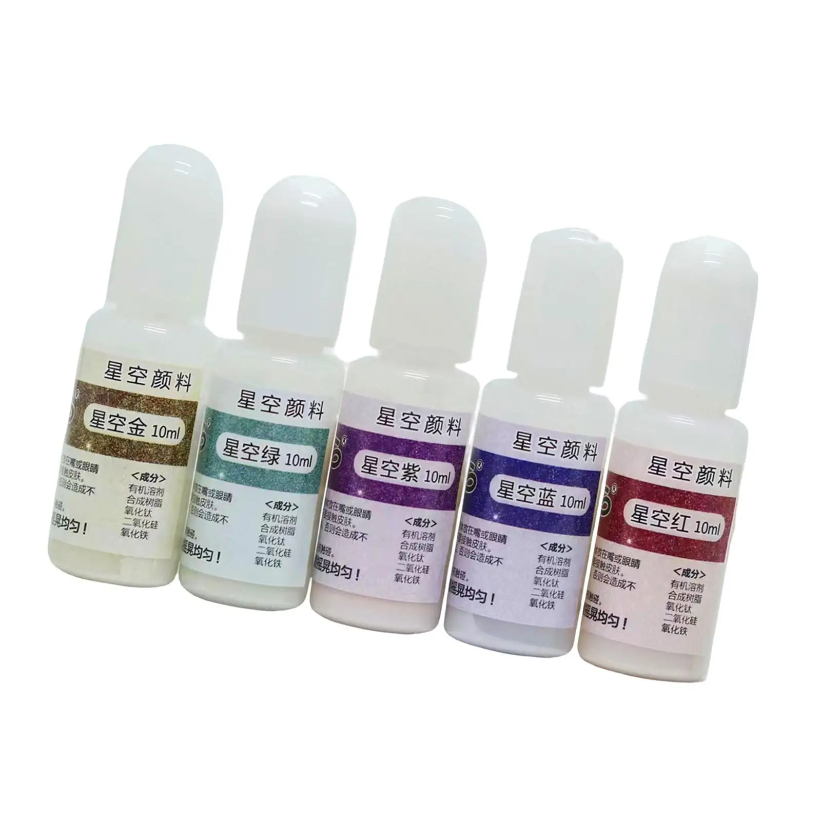 

5 Pieces Epoxy Resin Pigment, Coloring Dye Concentrated Epoxy Colorant for Supplies