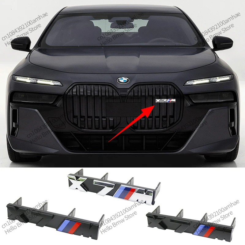 

3D Car Front Grille Badge Emblem for X1 X2 X3 X4 X5M X6M X7M G82 G83 F48 G60 G68 G70 G80 G87 E83 G11 G12 F39 E60 E46 Decor